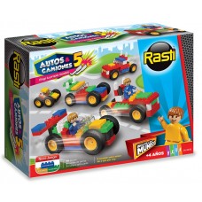 RASTI AUTOS Y CAMIONES 5 50 PIEZAS