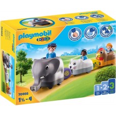 1, 2, 3 MI TREN DE ANIMALES