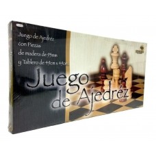AJEDREZ 49X49 PZAS MADERA